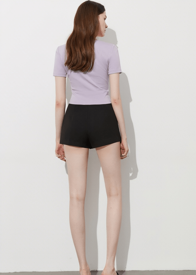 PEARL EMBELLISHED SCOOP NECK BLOUSE - Vera Lumina