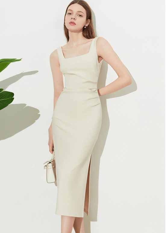 STRUCTURED TANK COLUMN DRESS - Vera Lumina