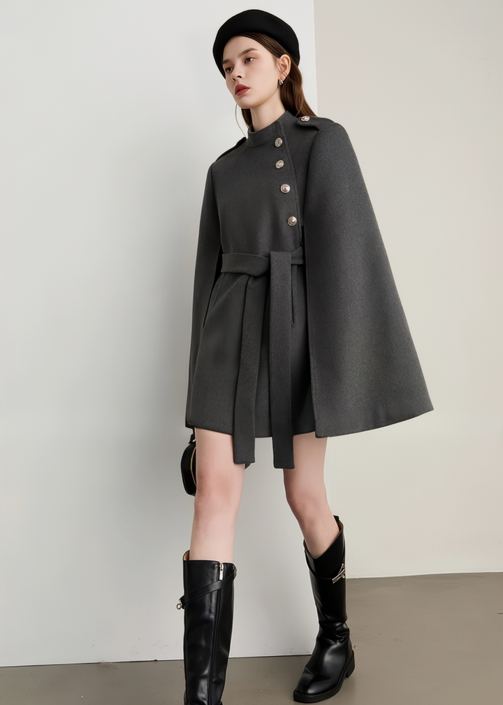 Trad Cape Flare Coat