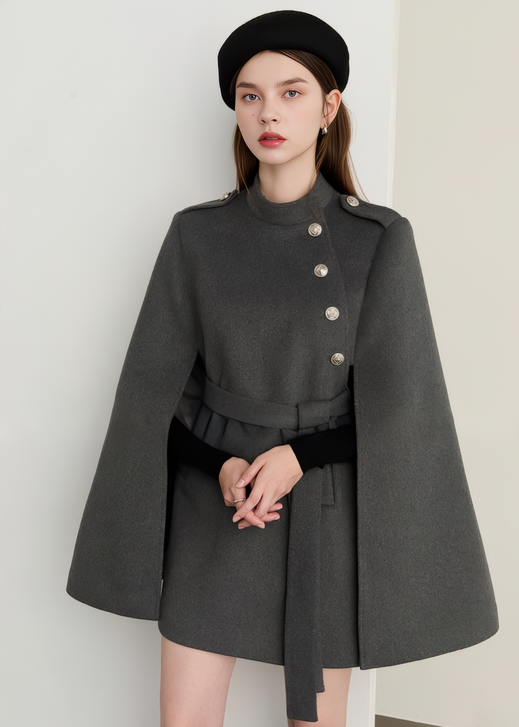 Trad Cape Flare Coat