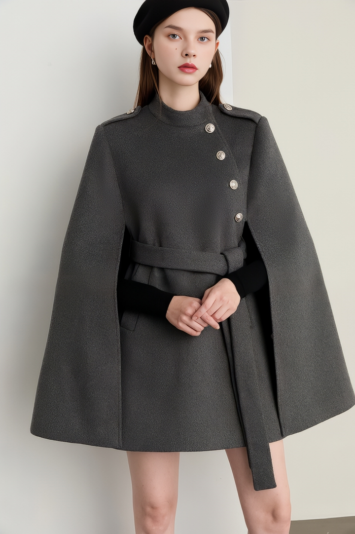 Trad Cape Flare Coat
