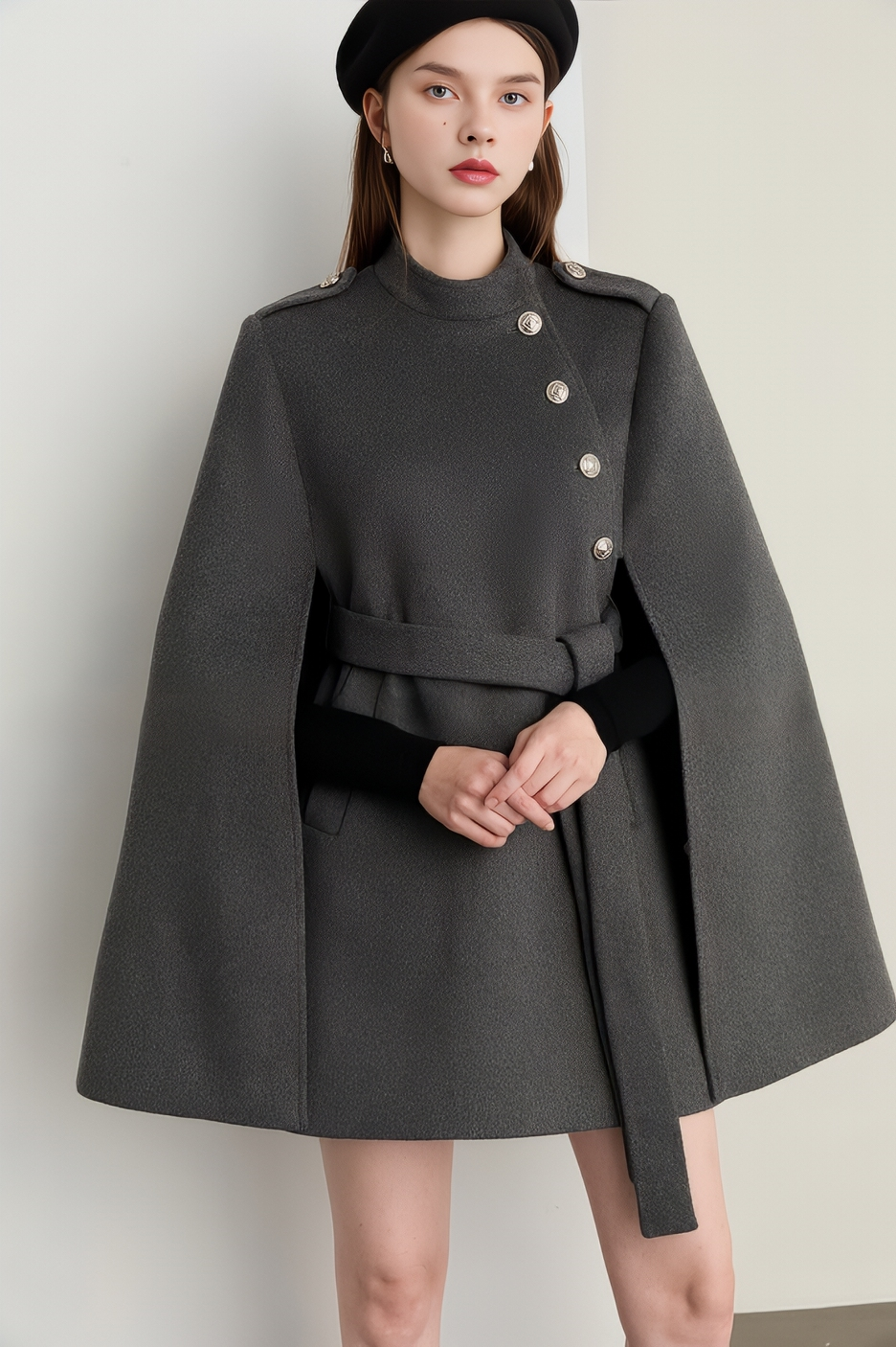 Trad Cape Flare Coat