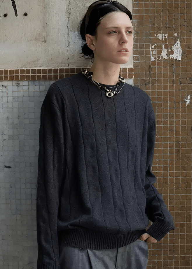 ARCHITECTURAL SEAM PULLOVER - Vera Lumina