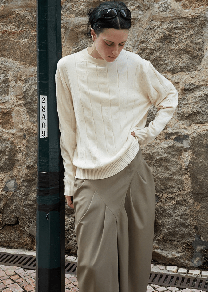 ARCHITECTURAL SEAM PULLOVER - Vera Lumina