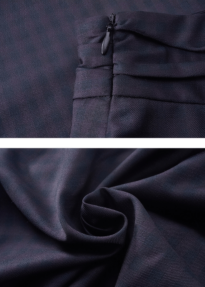 ASYMMETRIC DRAPED SKIRT - Vera Lumina