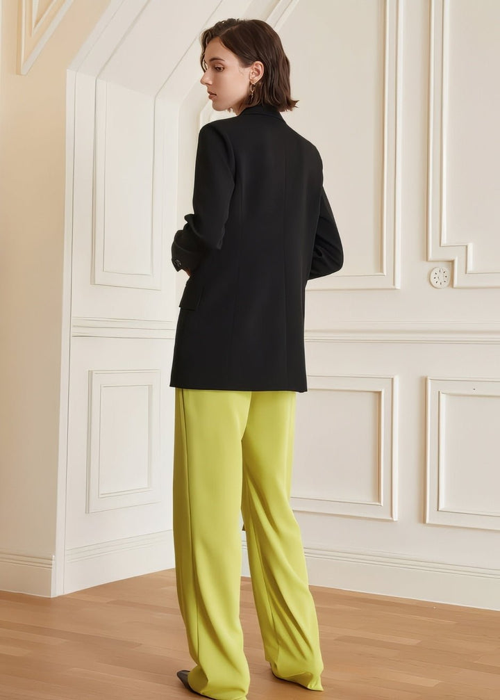 Asymmetrical High Waist Pants - Vera Lumina