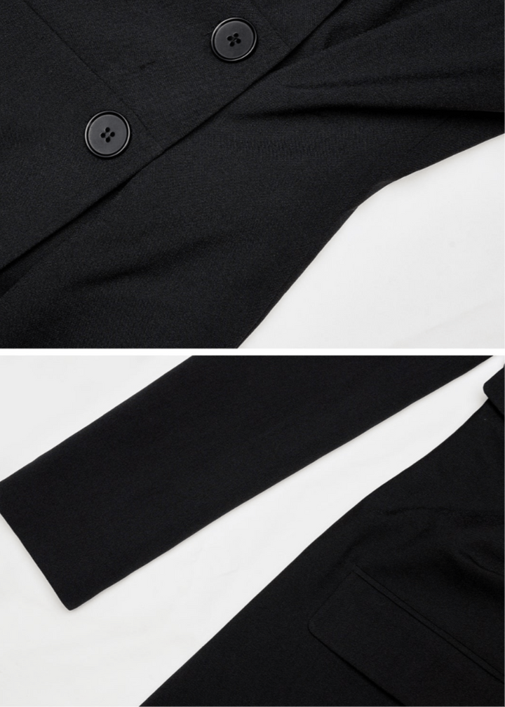 asymmetry midi skirt dress - Vera Lumina