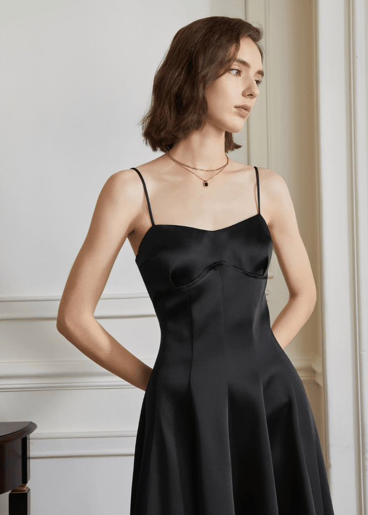 backless silhouette dress - Vera Lumina