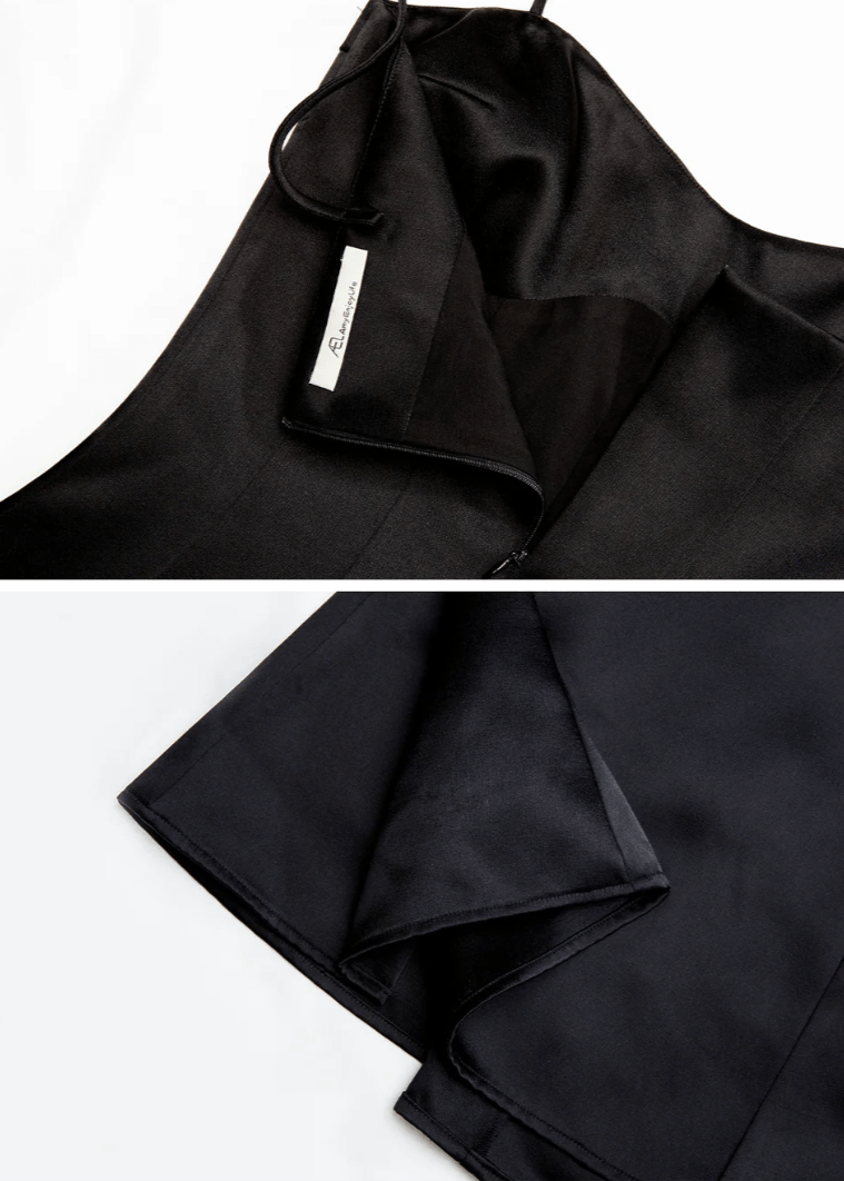 backless silhouette dress - Vera Lumina