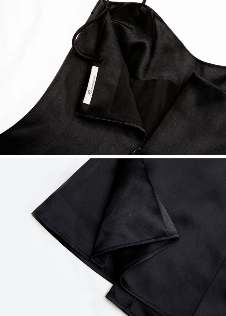 backless silhouette dress - Vera Lumina