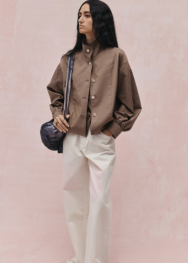 BALLOON SLEEVE COCOON JACKET - Vera Lumina