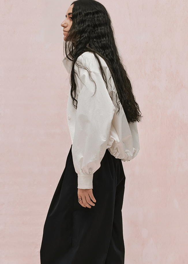 BALLOON SLEEVE COCOON JACKET - Vera Lumina