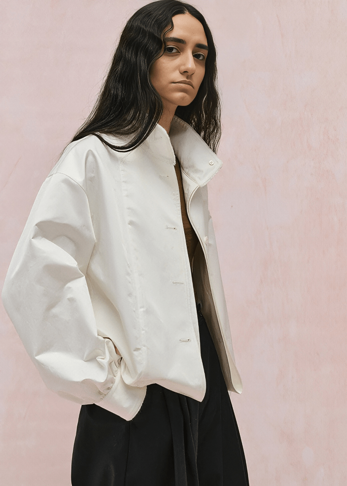BALLOON SLEEVE COCOON JACKET - Vera Lumina