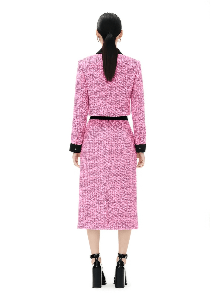 Barbie pink short jacket mini & skirt - Vera Lumina