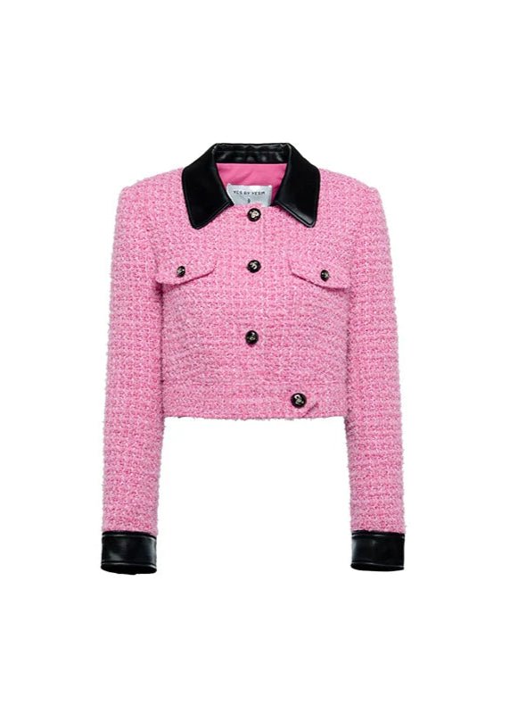 Barbie pink short jacket mini & skirt - Vera Lumina
