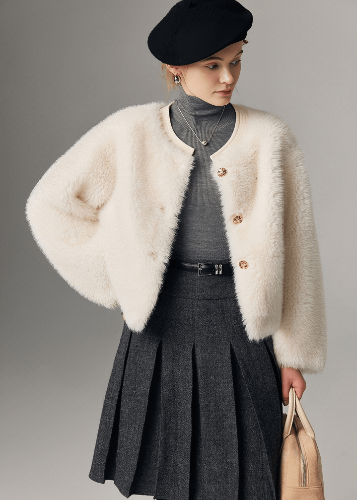 BAROQUE PLUSH JACKET - Vera Lumina