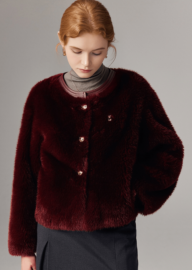 BAROQUE PLUSH JACKET - Vera Lumina