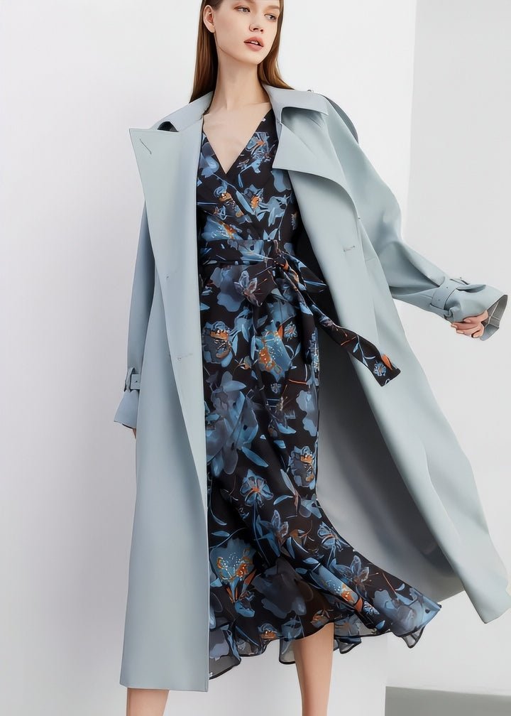 Basic Flare Trench Coat - Vera Lumina