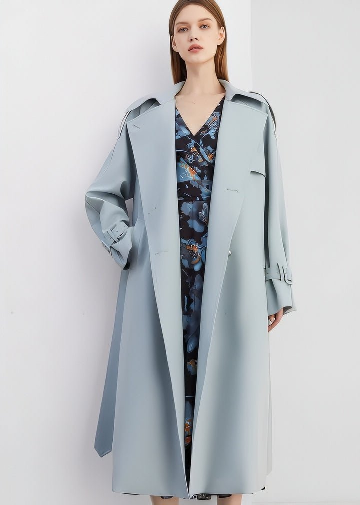 Basic Flare Trench Coat - Vera Lumina
