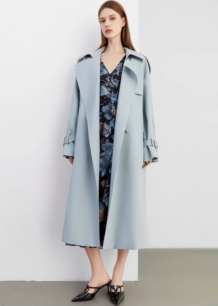 Basic Flare Trench Coat - Vera Lumina