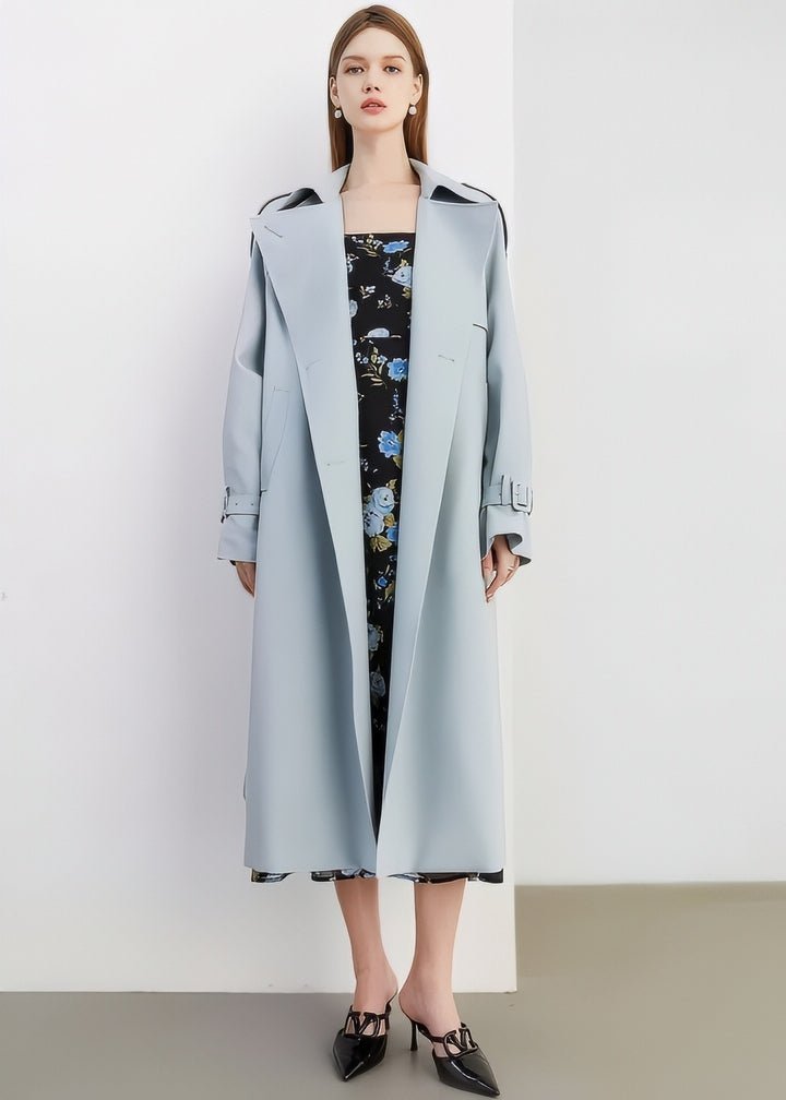 Basic Flare Trench Coat - Vera Lumina