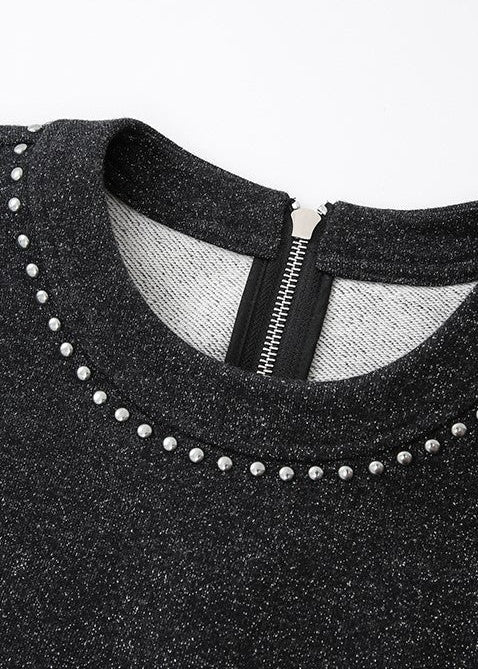Big pocket loose crew neck DRESS - Vera Lumina