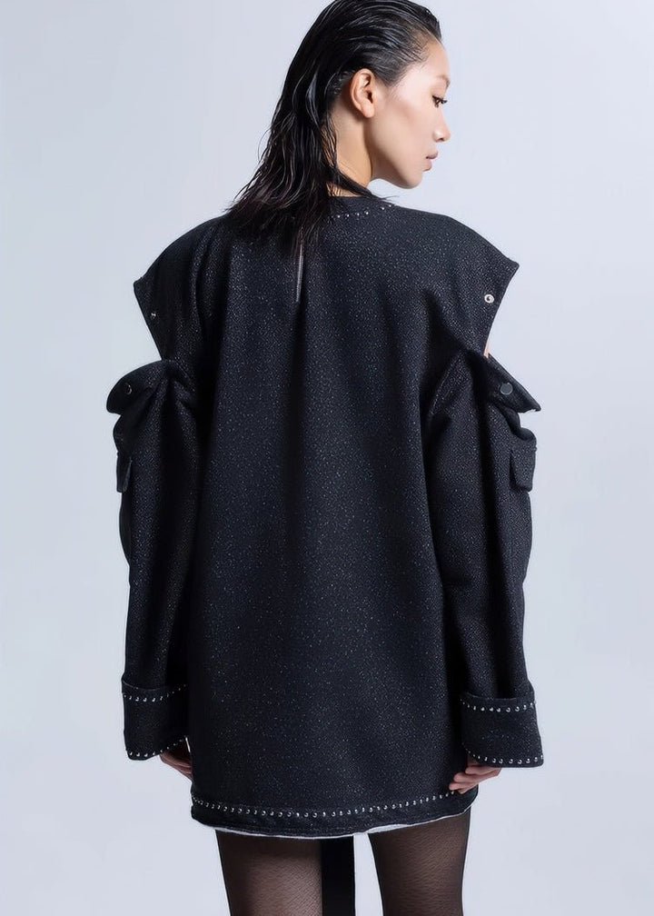 Big pocket loose crew neck DRESS - Vera Lumina