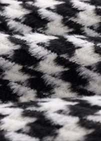 black houndstooth short coat - Vera Lumina