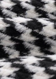 black houndstooth short skirt - Vera Lumina