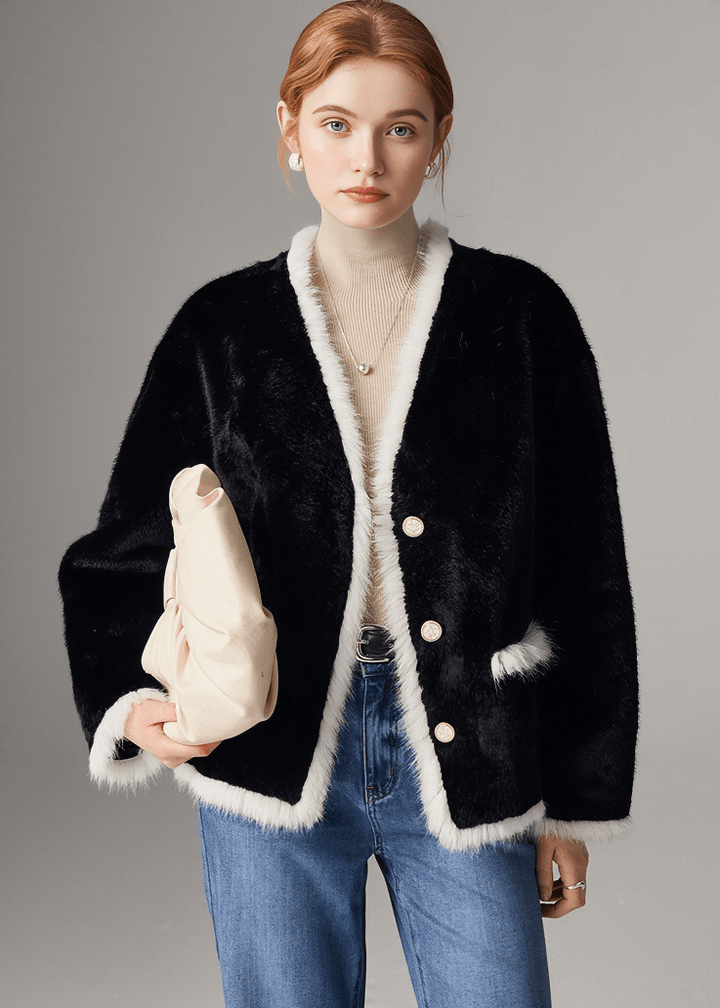BLOSSOM SHEARLING JACKET - Vera Lumina