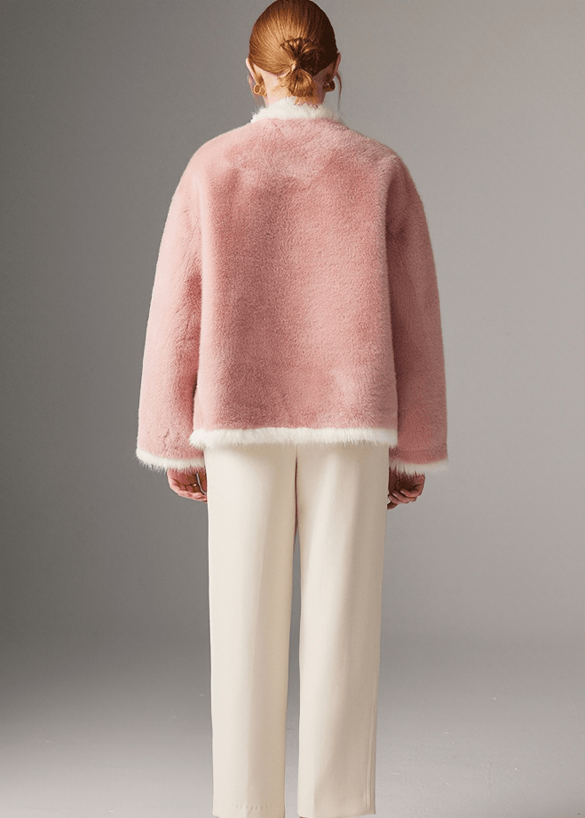BLOSSOM SHEARLING JACKET - Vera Lumina