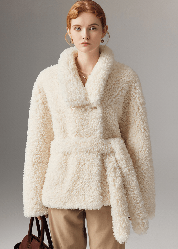 BOUCLE SHAWL JACKET - Vera Lumina