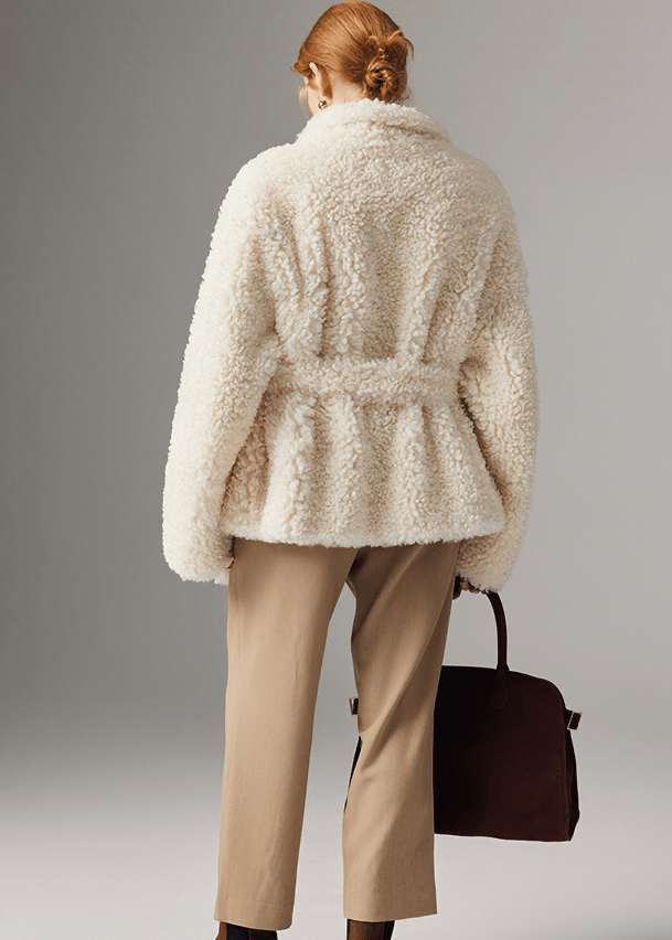 BOUCLE SHAWL JACKET - Vera Lumina