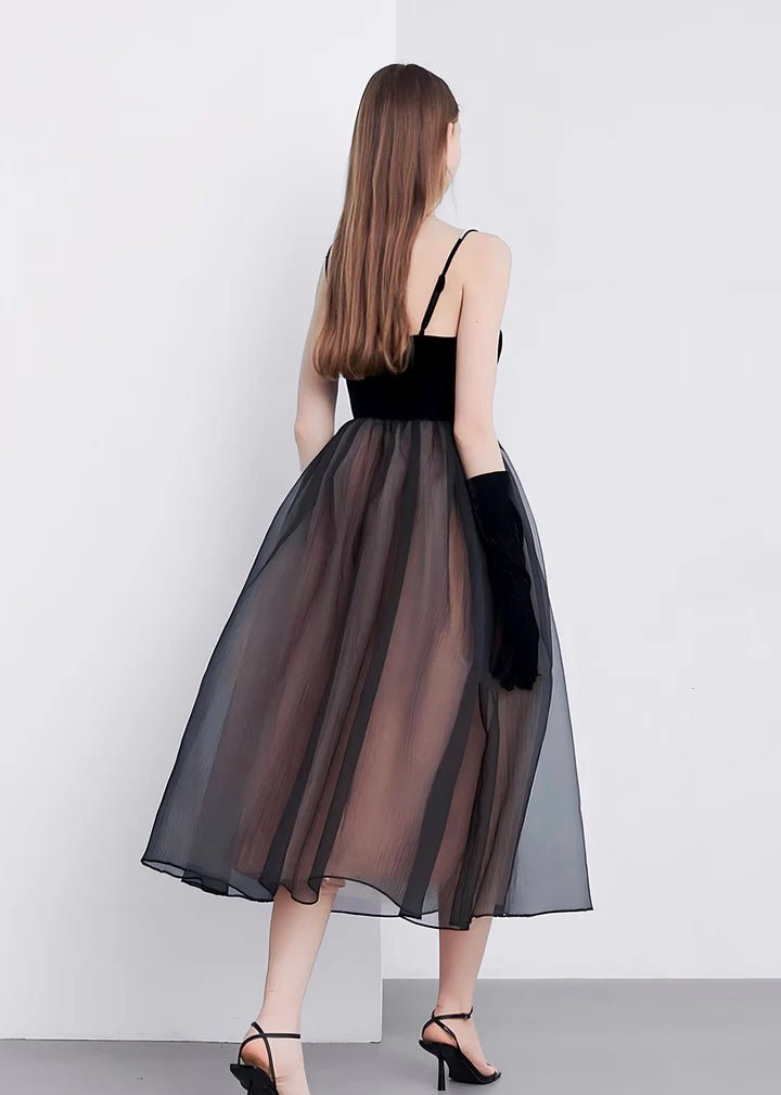 Bustier - Style Sheer Tulle Dress - Vera Lumina
