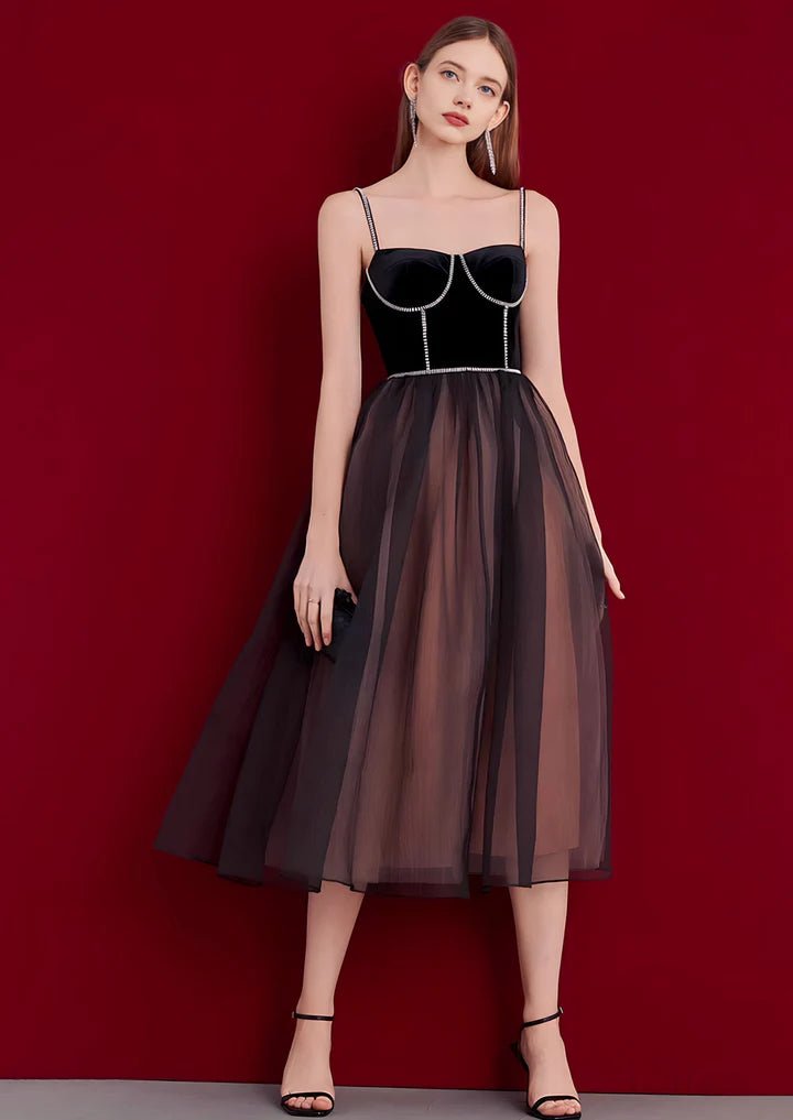 Bustier - Style Sheer Tulle Dress - Vera Lumina