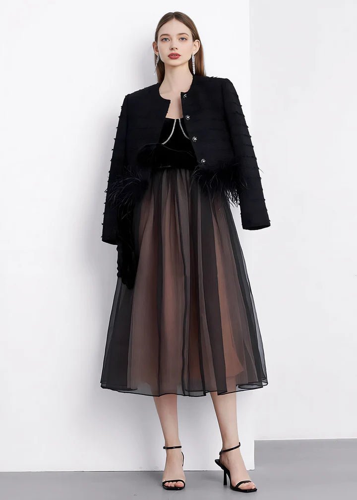 Bustier - Style Sheer Tulle Dress - Vera Lumina