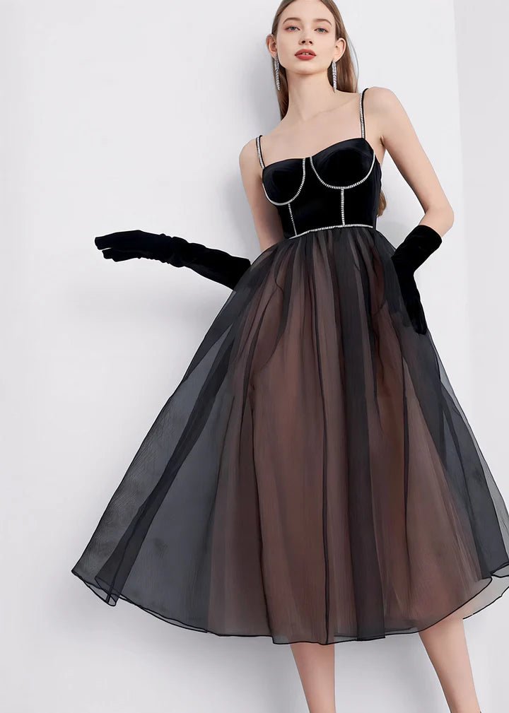 Bustier - Style Sheer Tulle Dress - Vera Lumina