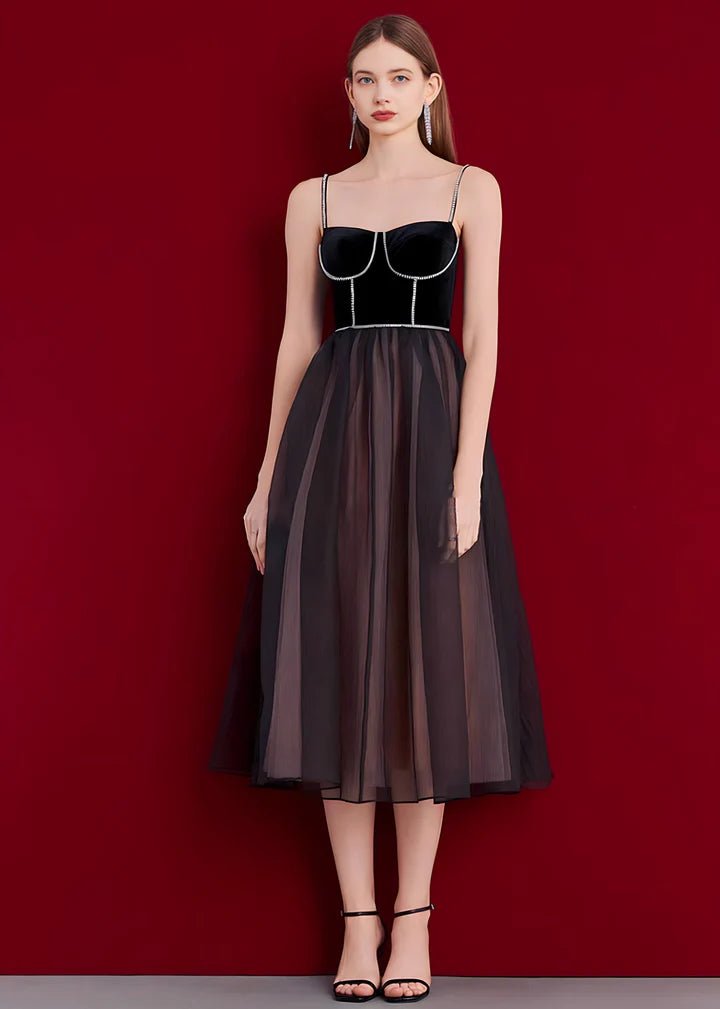 Bustier - Style Sheer Tulle Dress - Vera Lumina