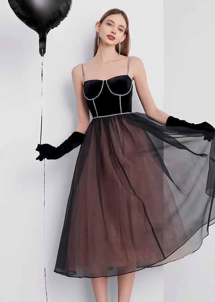 Bustier - Style Sheer Tulle Dress - Vera Lumina