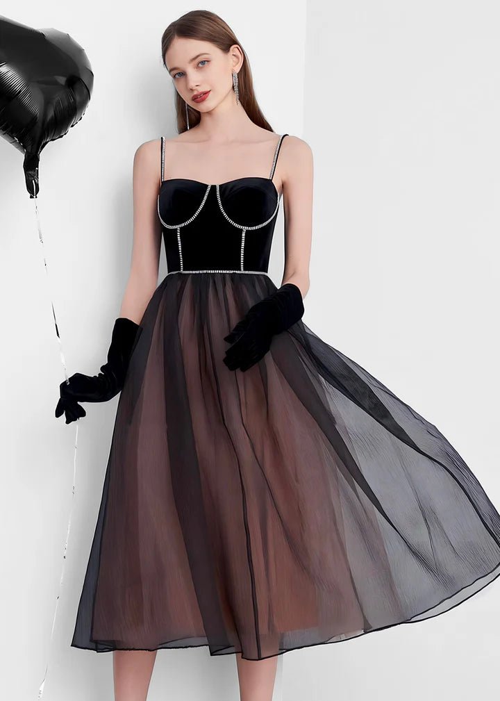 Bustier - Style Sheer Tulle Dress - Vera Lumina