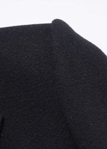 cashmere wool small waist long coat - Vera Lumina