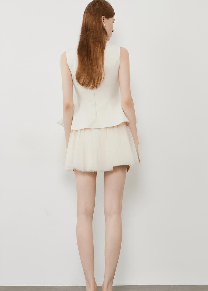 CELESTIAL LAYERS MINI DRESS - Vera Lumina