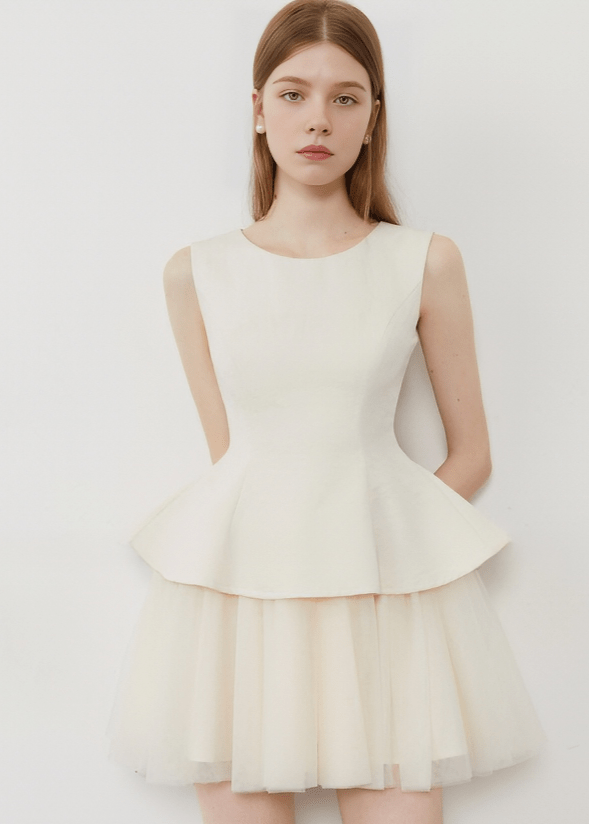 CELESTIAL LAYERS MINI DRESS - Vera Lumina