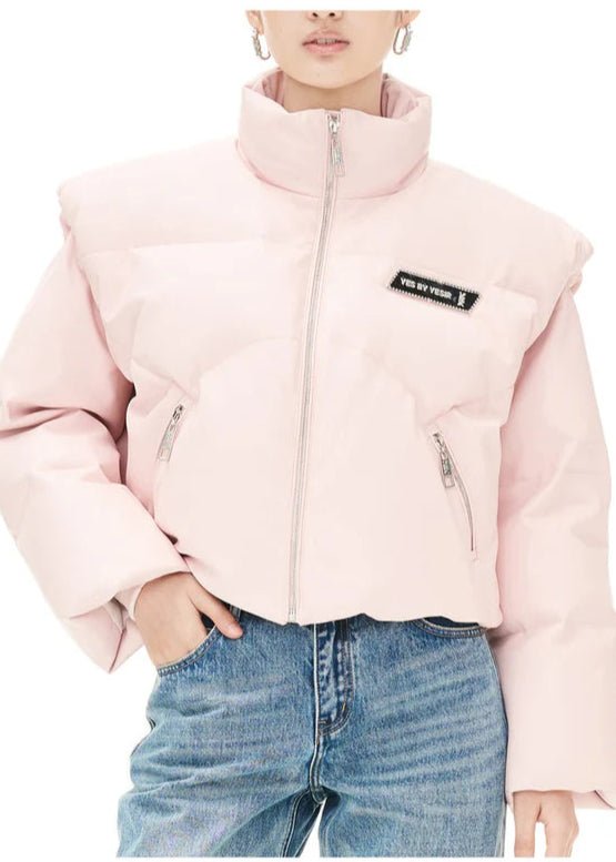 cherry blossom pastel down jacket - Vera Lumina