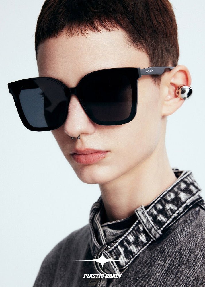 Classic black frame sunglasses - Vera Lumina