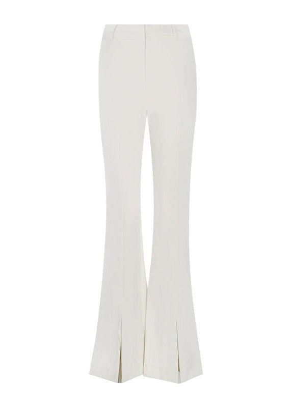 Classic blue jacket & slit slightly flared pants - Vera Lumina