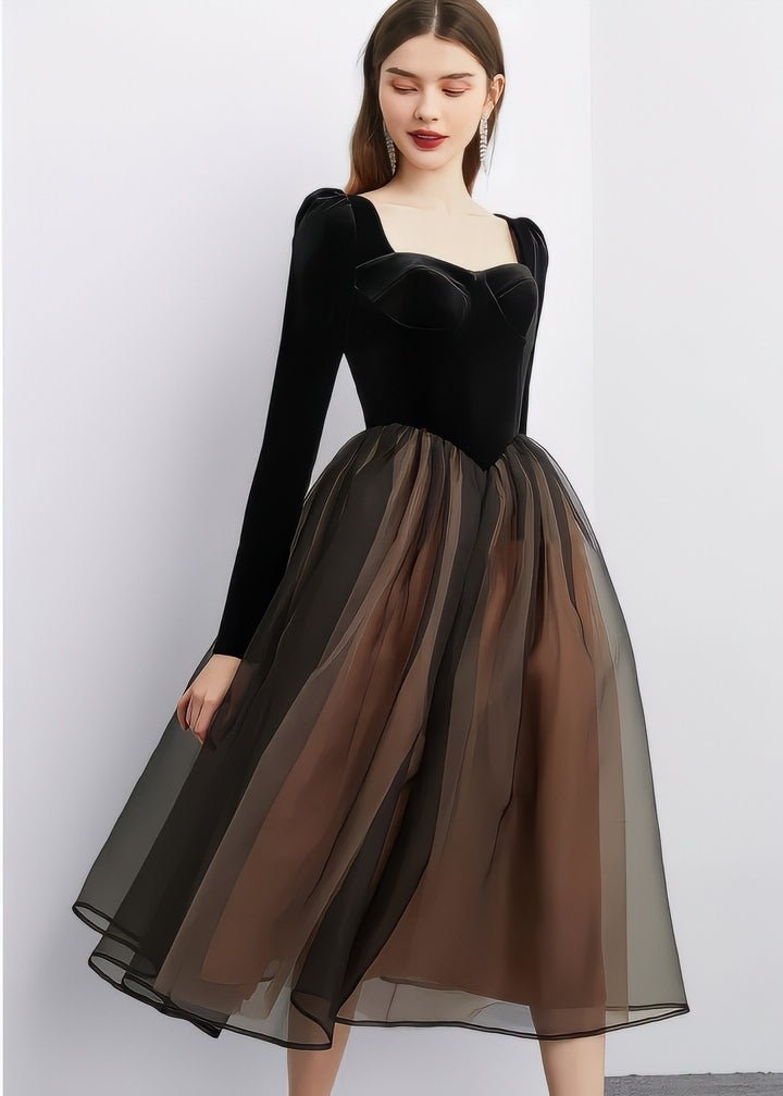 Classic Combination Dress - Vera Lumina