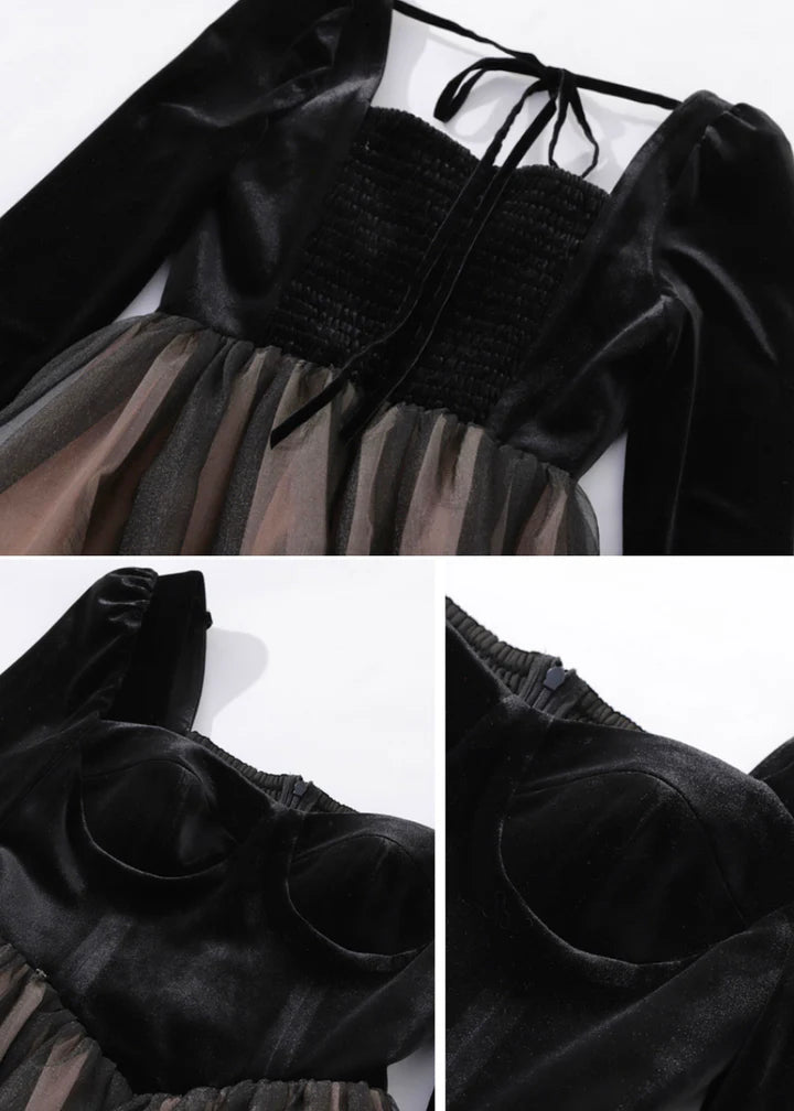 Classic Combination Dress - Vera Lumina