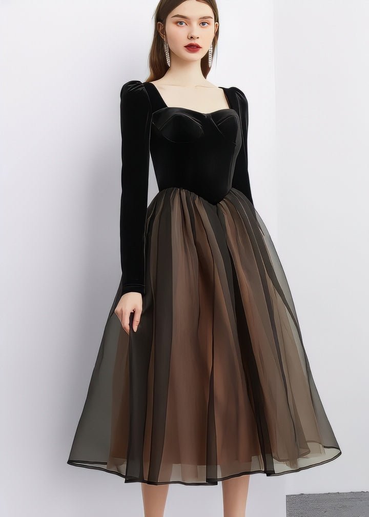 Classic Combination Dress - Vera Lumina