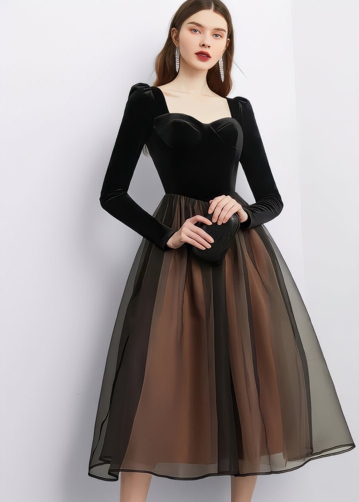 Classic Combination Dress - Vera Lumina